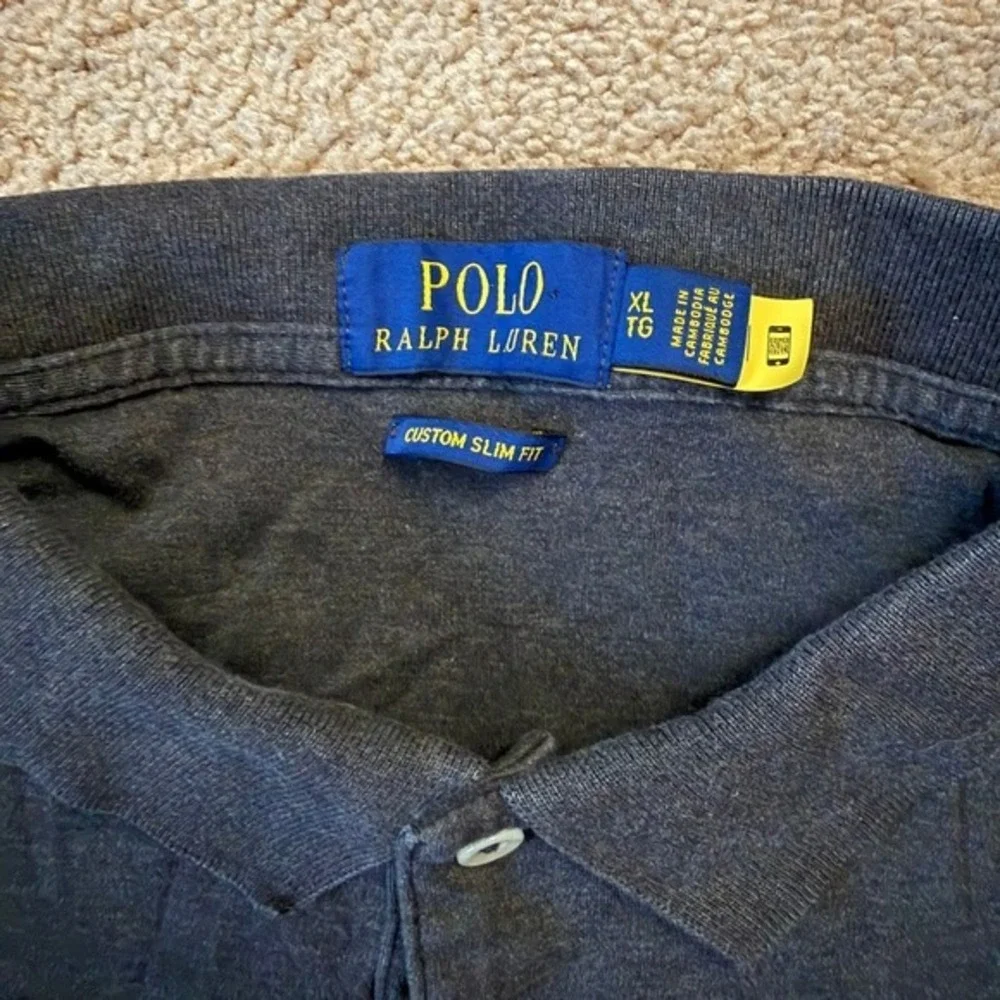 Polo Ralph Lauren Flesh Pony Short Sleeve Navy Golf Polo‎ Size XL Preppy Polos